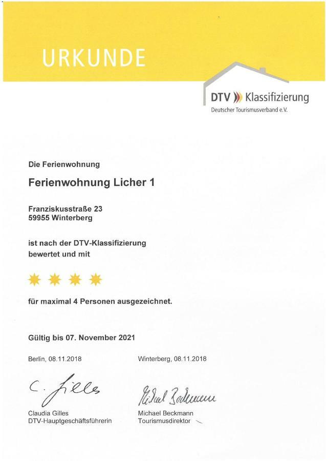 Ferienwohnungen Licher Winterberg Esterno foto
